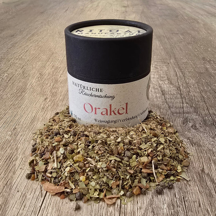 Orakel incense blend for meditation, journaling and mindful reflection