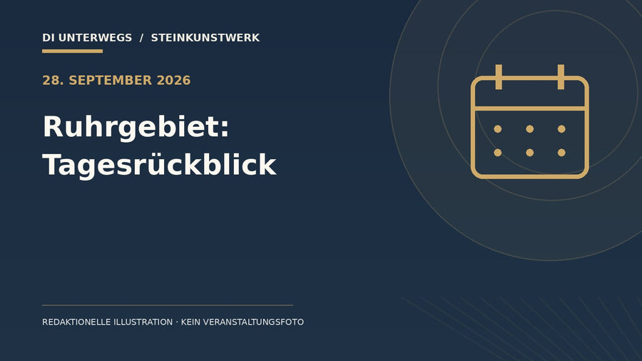 Redaktionelle Illustration zu „Veranstaltungen im Ruhrgebiet am 28. September“ – kein Foto der Veranstaltung