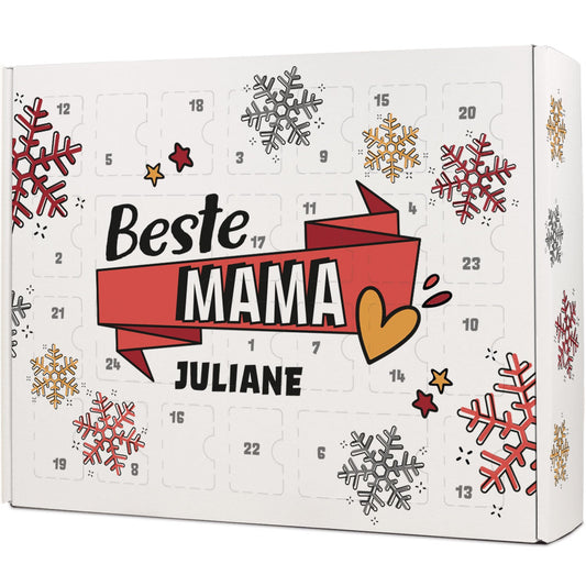 DIY-adventskalender „Beste mama/papa“ – om zelf te vullen