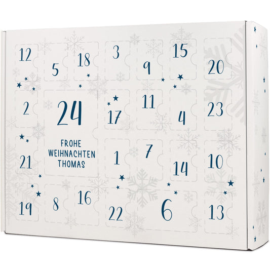 Gepersonaliseerde DIY-adventskalender „Cijfers“ – 4 kleuren