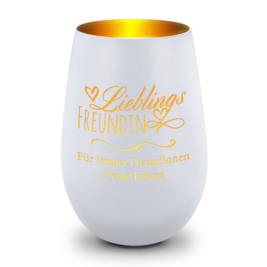 Windlicht „Lieblingsfreundin“ – weitere Produktansicht
