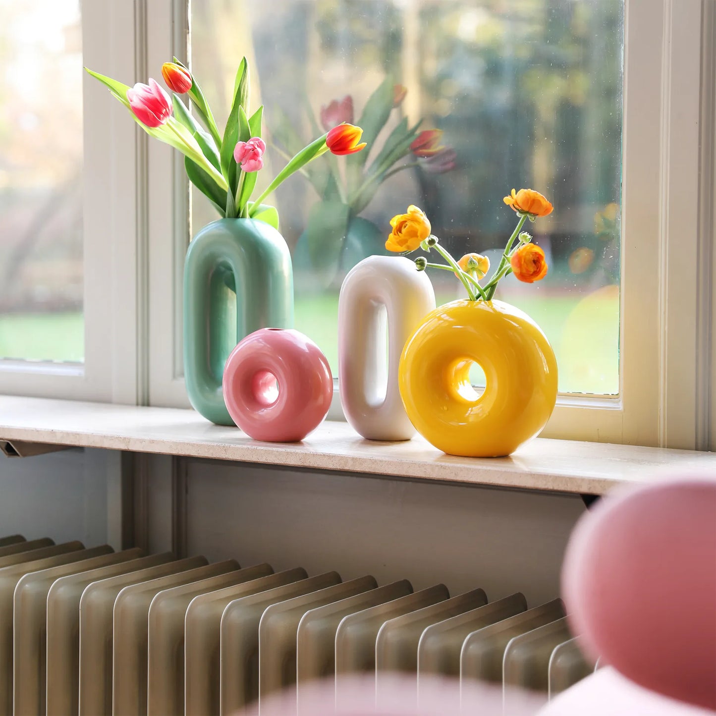 Capsule Designvase Grün – zusätzliche Produktansicht 2
