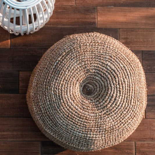 Bodenkissen TELU – Raffia