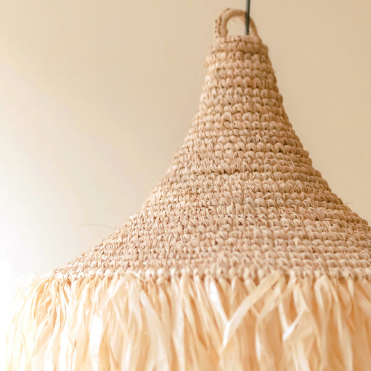 Lampenschirm RUMBAI – Raffia