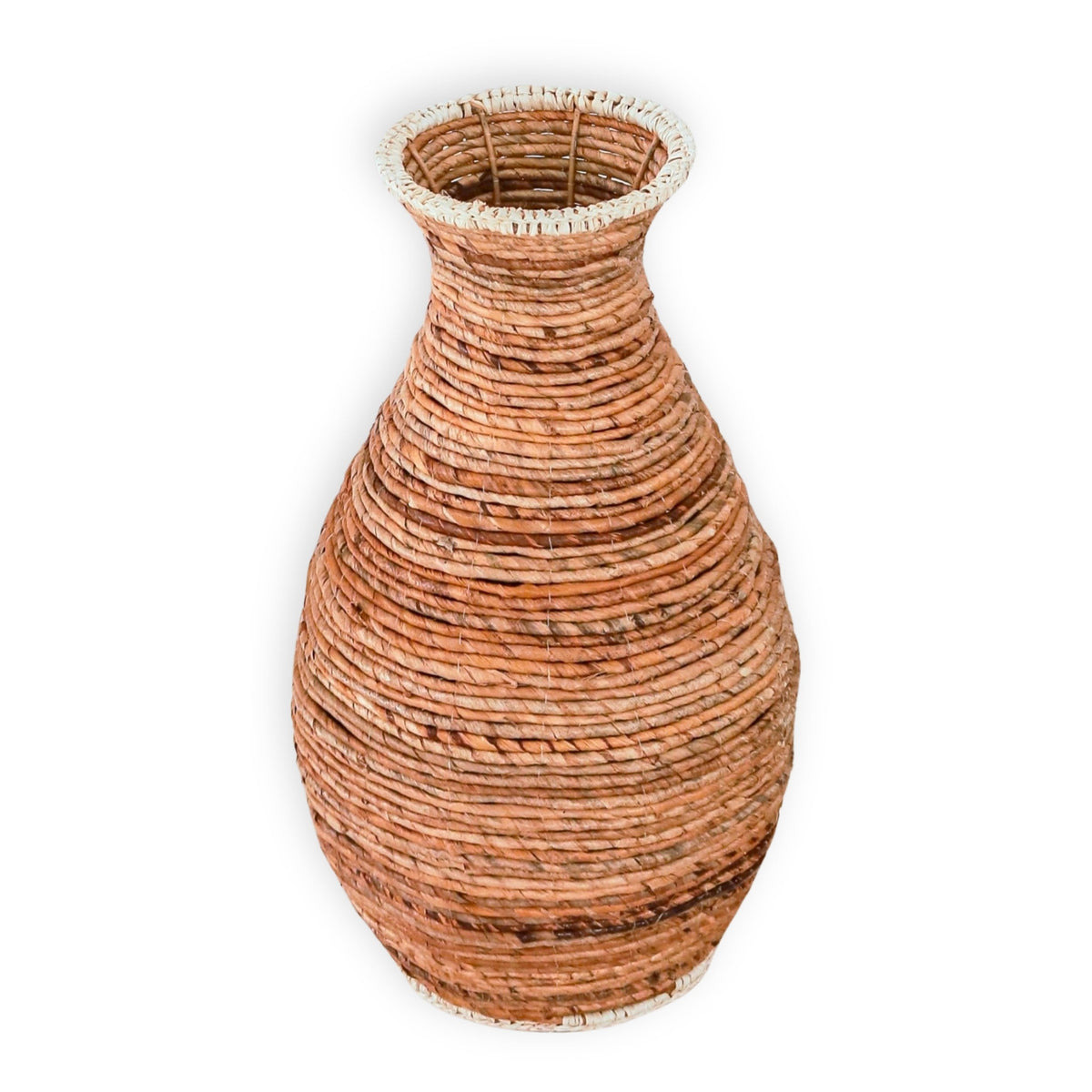 Soeji Dekovase TUMBAK aus Raffia – freigestellte Produktansicht