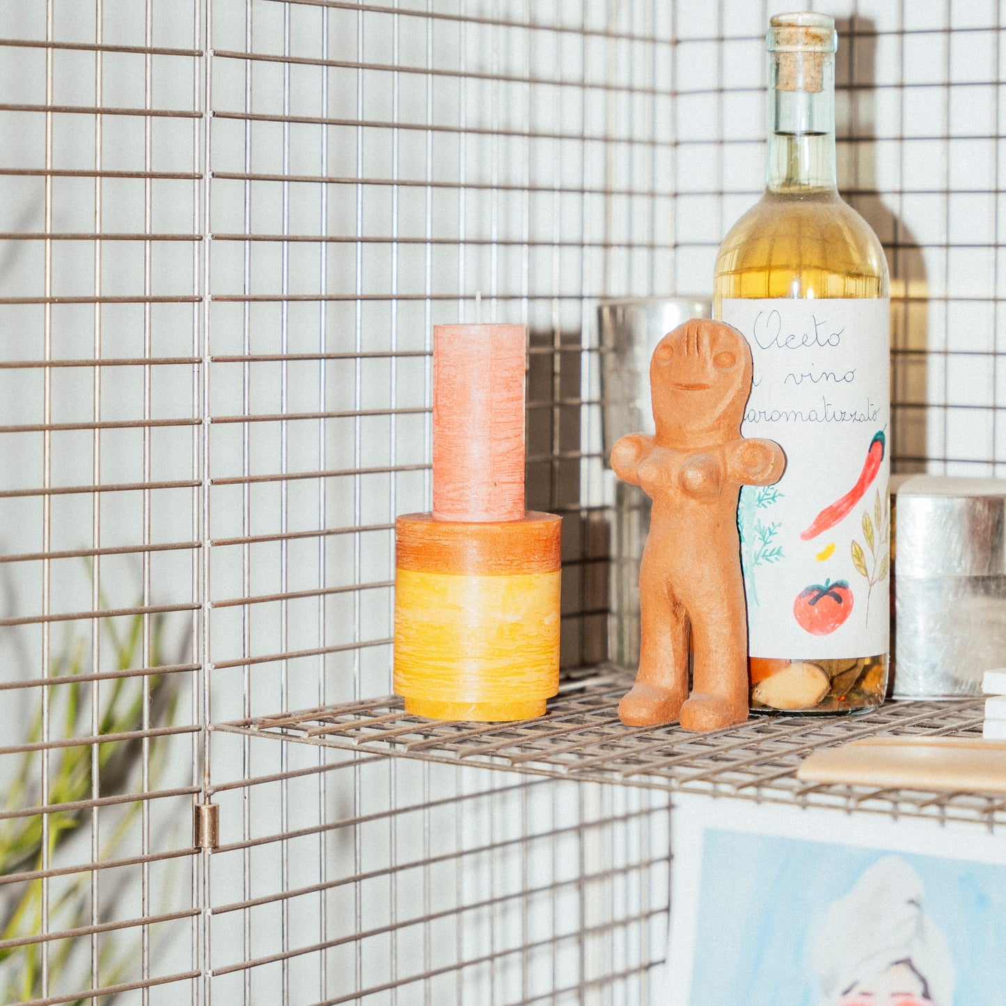 Stan Editions Candle Stack 02 Gelb und Rosa – zusätzliche Produktansicht