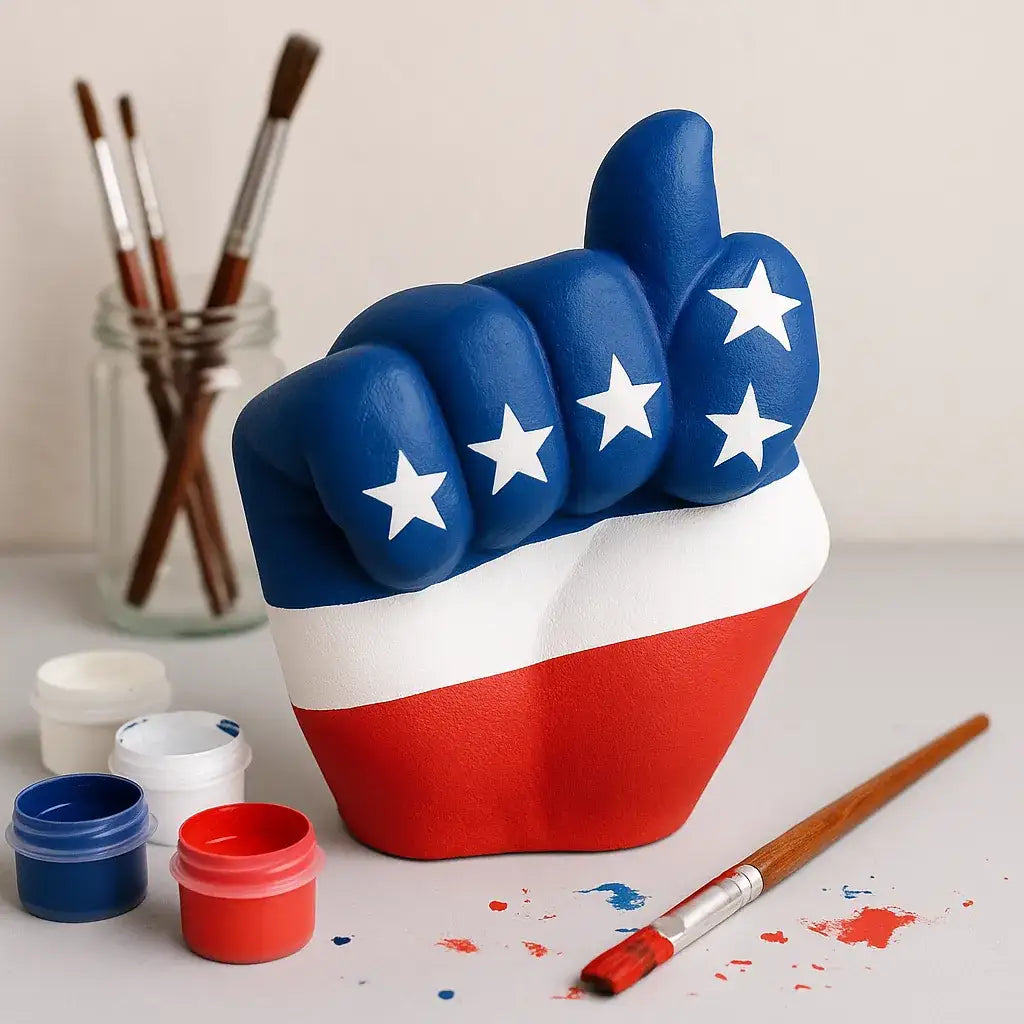 Handfigur Ablehnung – ungewöhnliche handgefertigte Wohn- und Bürodeko