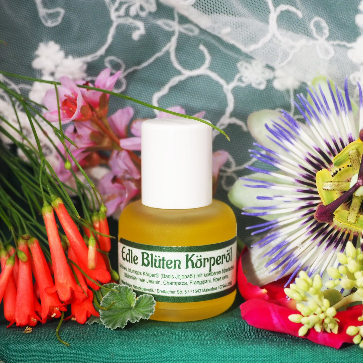 Edle Blüten Körperöl – blumige Naturpflege