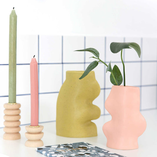 Fluxo ceramic vases from Portugal for calm modern interiors