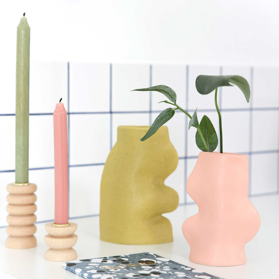 Fluxo ceramic vases from Portugal for calm modern interiors