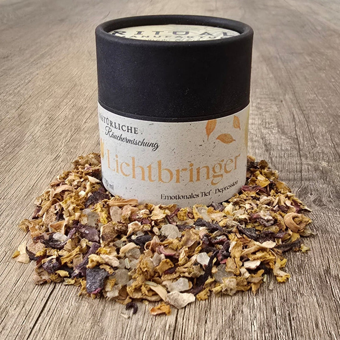 Lichtbringer wierookmengsel als onderdeel van een ritueelbundle om cadeau te geven