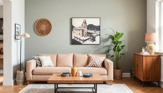Harmonious interior with scent and light for choosing fragrance room by room