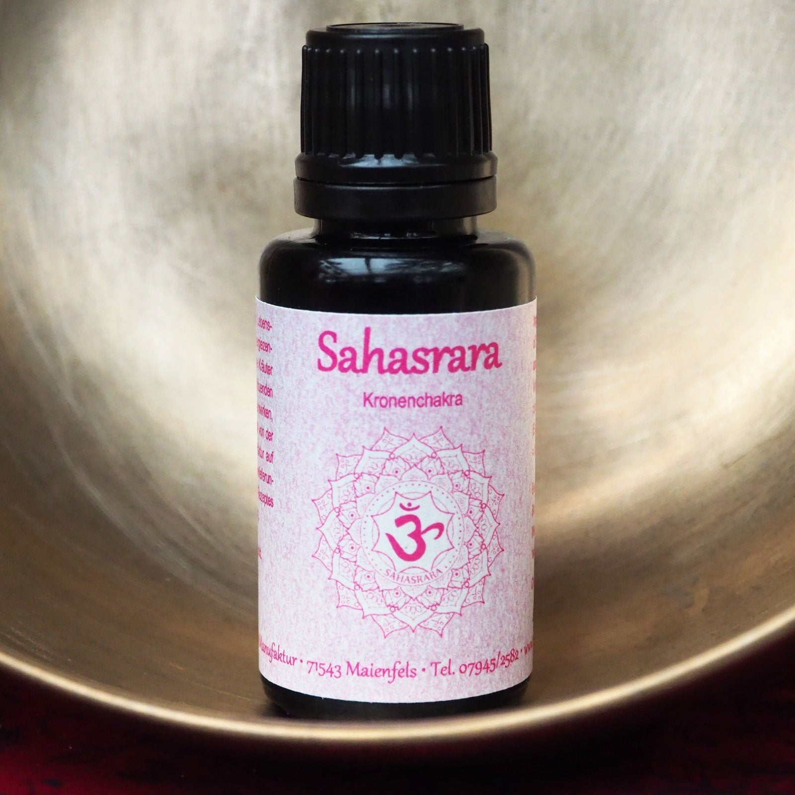 Huile Sahasrara pour un rituel silencieux du chakra couronne
