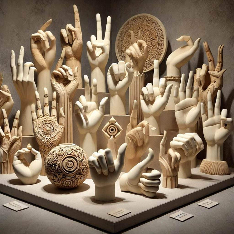 Handgesten und Fingerzeichen – kreative Deko mit Bedeutung - SteinKunstWerk