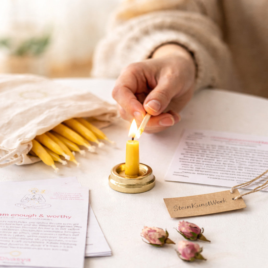20 Minuten Selfcare Ritualkerzen für kurze Auszeiten und ruhige Abendmomente