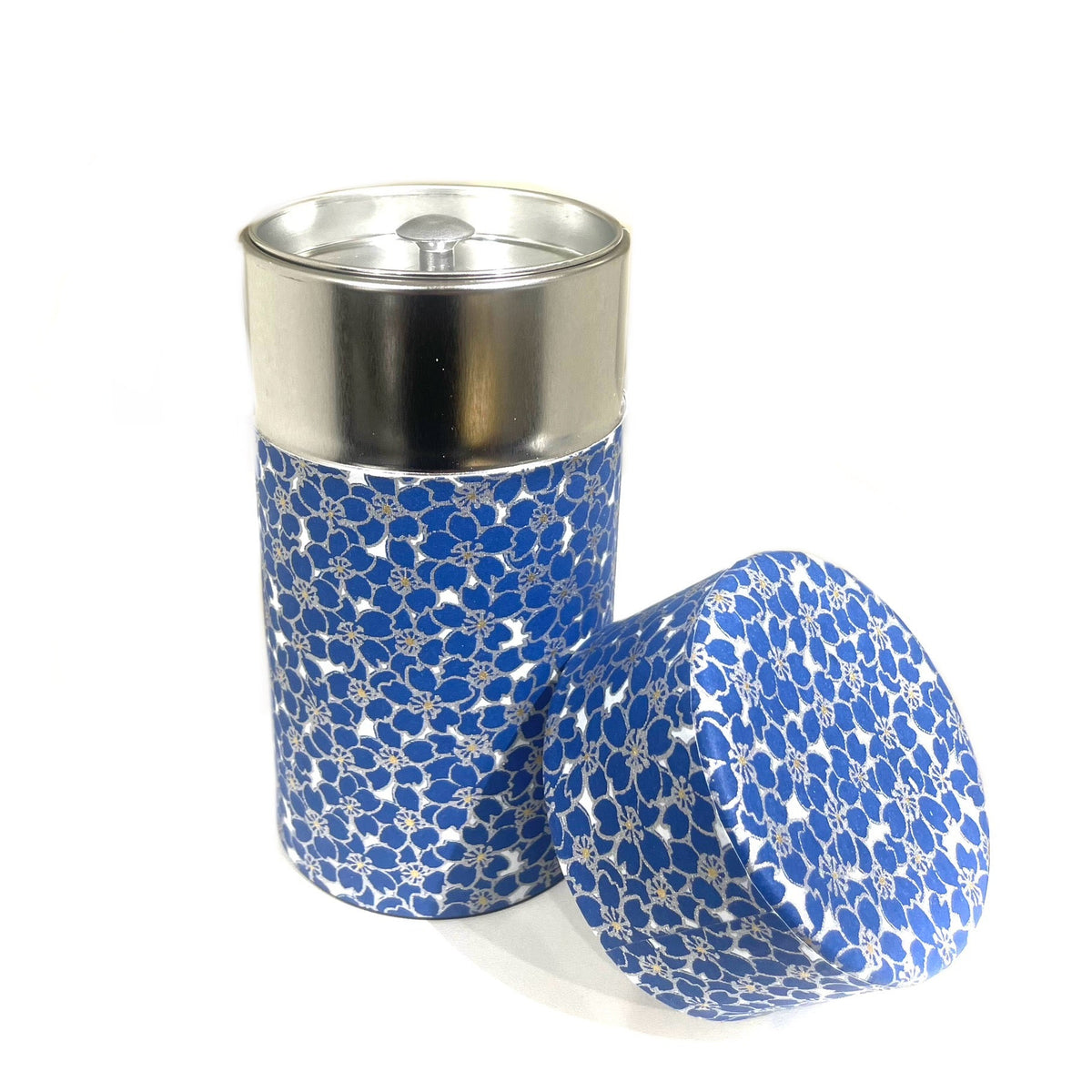Teedose Blaue Blüten – für losen Tee – Produktabbildung 2
