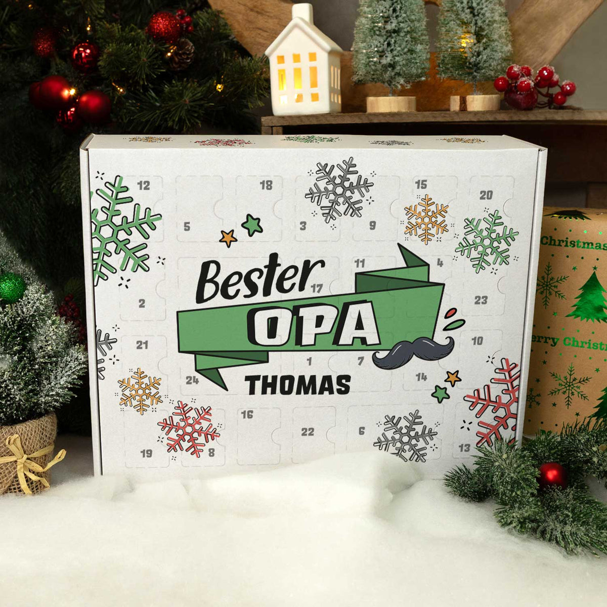 DIY-adventskalender „Beste mama/papa“ – om zelf te vullen