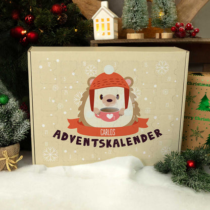 Gepersonaliseerde DIY-adventskalender „Kerstdieren“ – om zelf te vullen