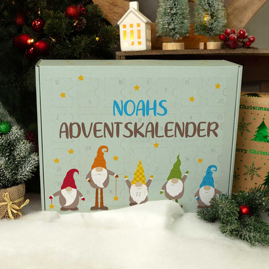 Personalisierter DIY-Adventskalender Wichtel zum Befüllen