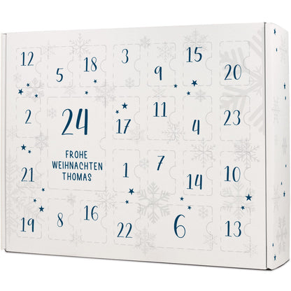 Gepersonaliseerde DIY-adventskalender „Cijfers“ – 4 kleuren