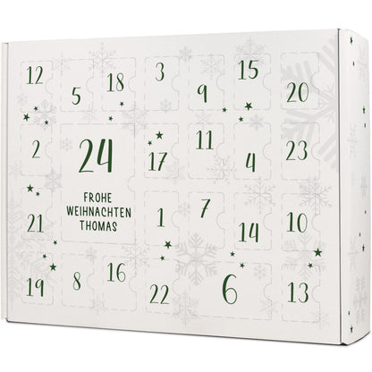 Gepersonaliseerde DIY-adventskalender „Cijfers“ – 4 kleuren