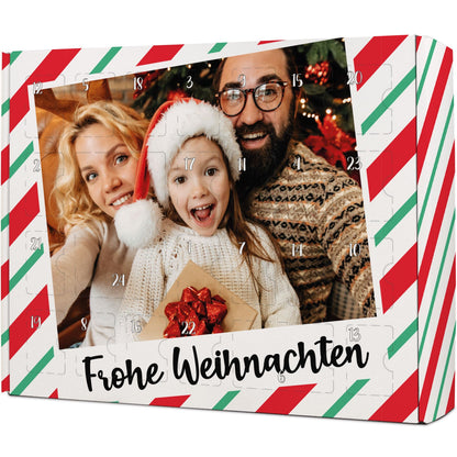 Gepersonaliseerde foto-adventskalender „Retro“ – om zelf te vullen