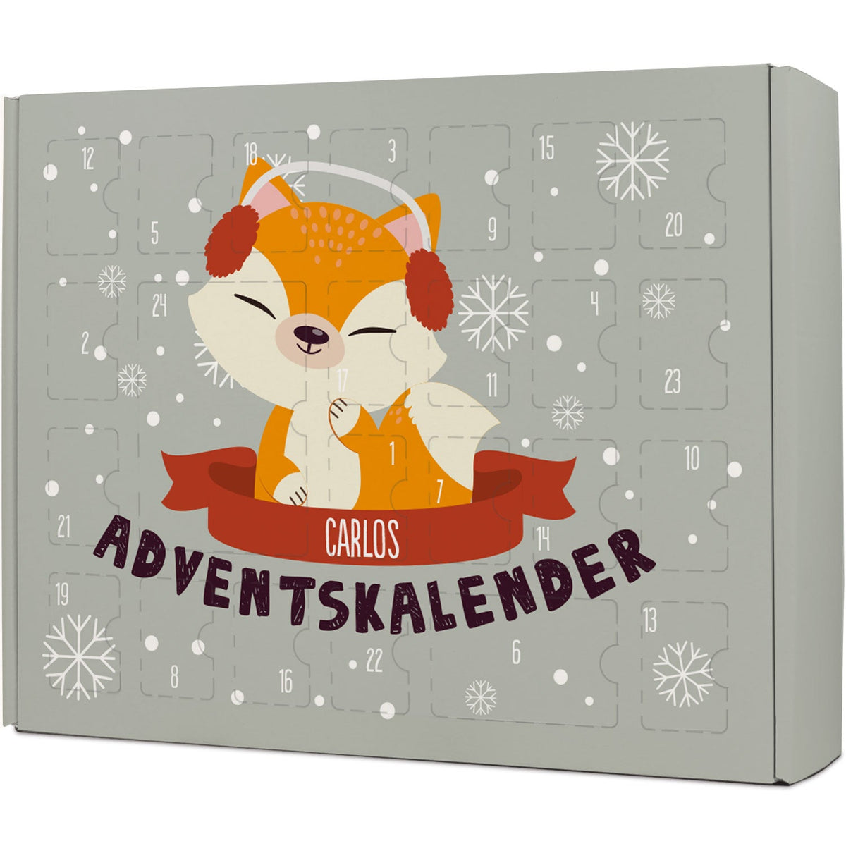 Gepersonaliseerde DIY-adventskalender „Kerstdieren“ – om zelf te vullen