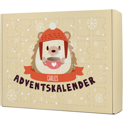 Gepersonaliseerde DIY-adventskalender „Kerstdieren“ – om zelf te vullen