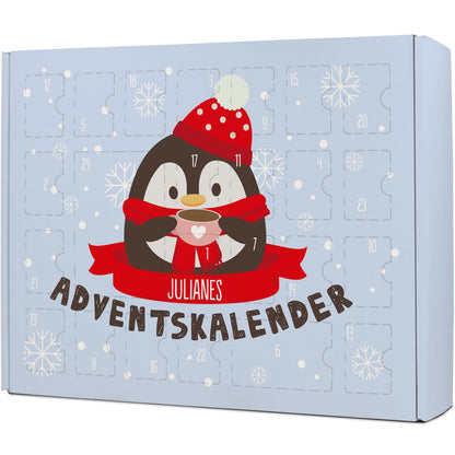 Gepersonaliseerde DIY-adventskalender „Kerstdieren“ – om zelf te vullen