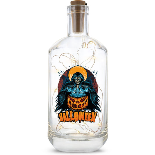 Halloween-Flaschenlicht „Reaper“ mit LED-Lichterkette