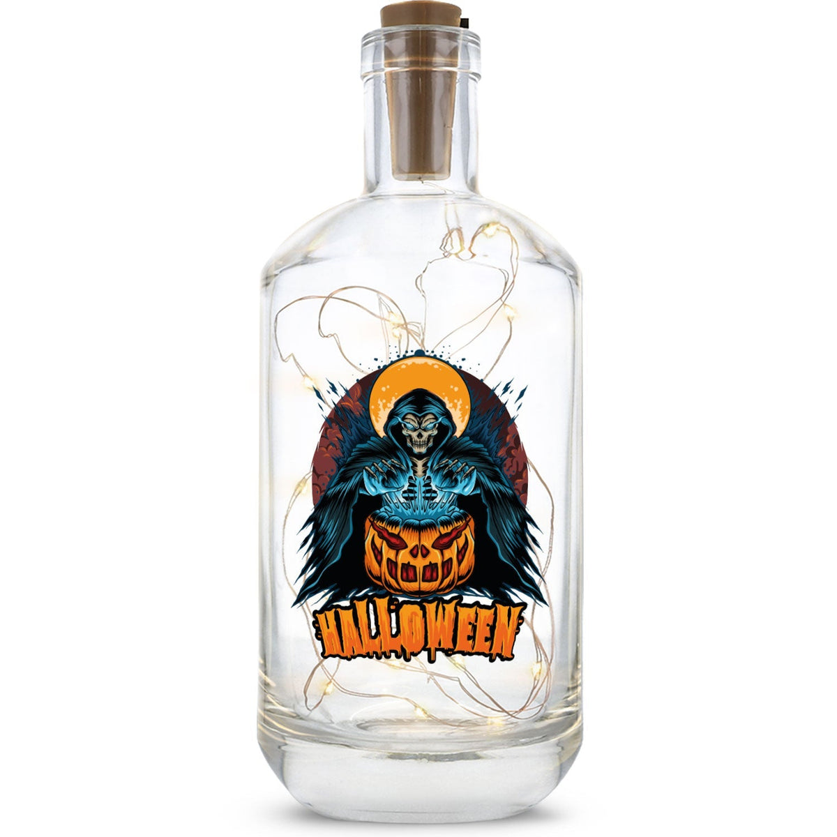 Halloween-Flaschenlicht Reaper im HE Geschenkset