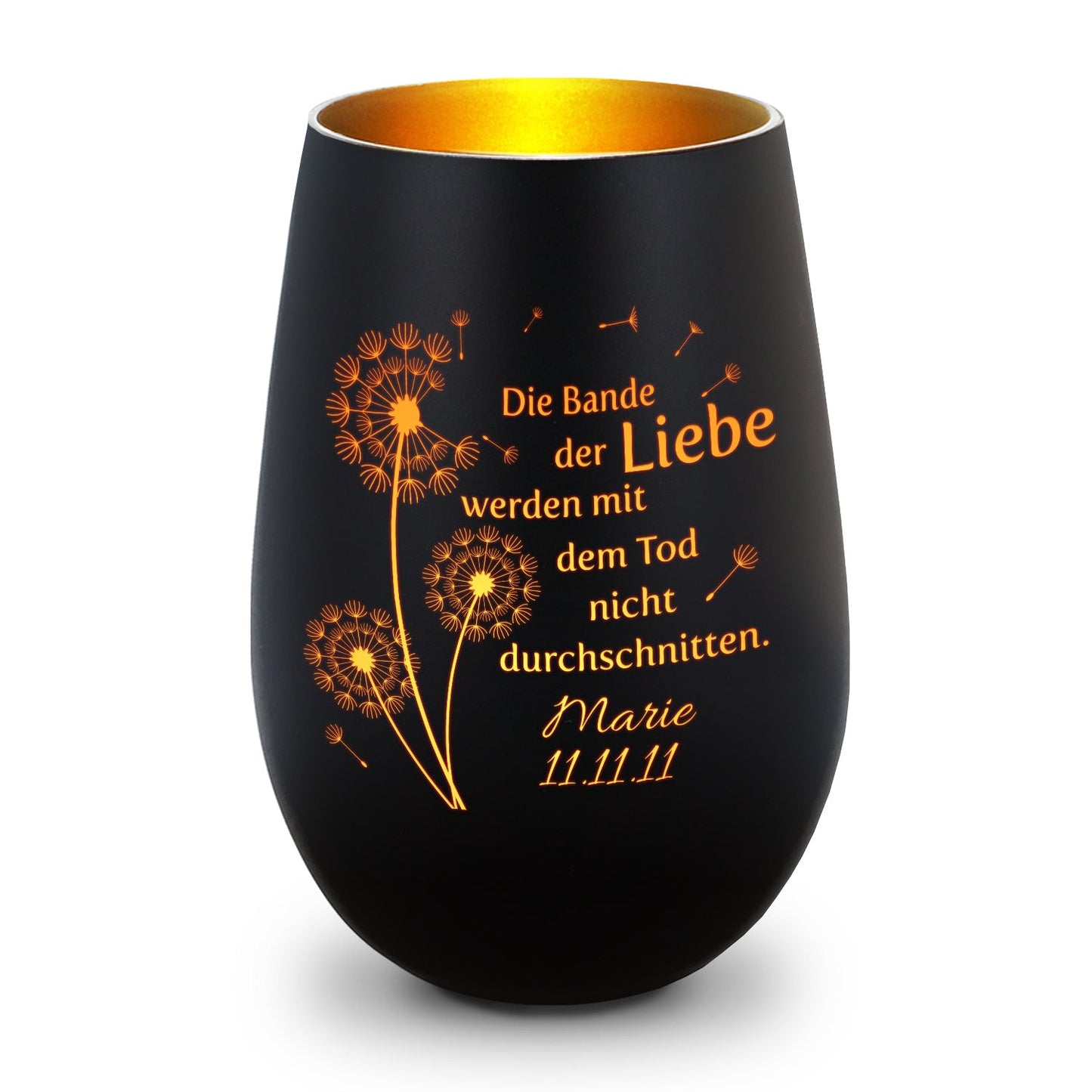 Windlicht „Pusteblumen“ – weitere Produktansicht