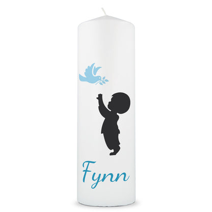 Kinder-Trauerkerze Baby Silhouette – Produktansicht