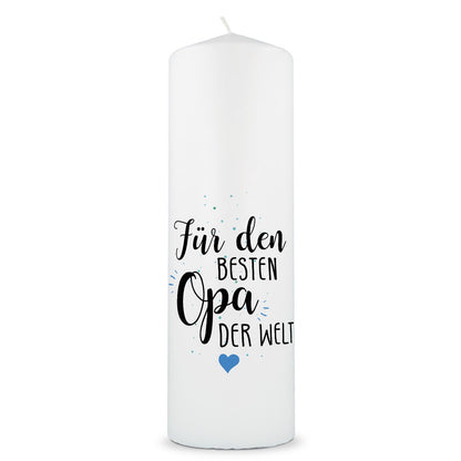 Cadeaukaars „Beste Oma / Bester Opa“ – 25 cm