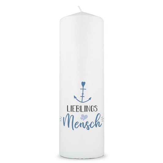 Geschenkkerze Lieblingsmensch Anker – Produktansicht