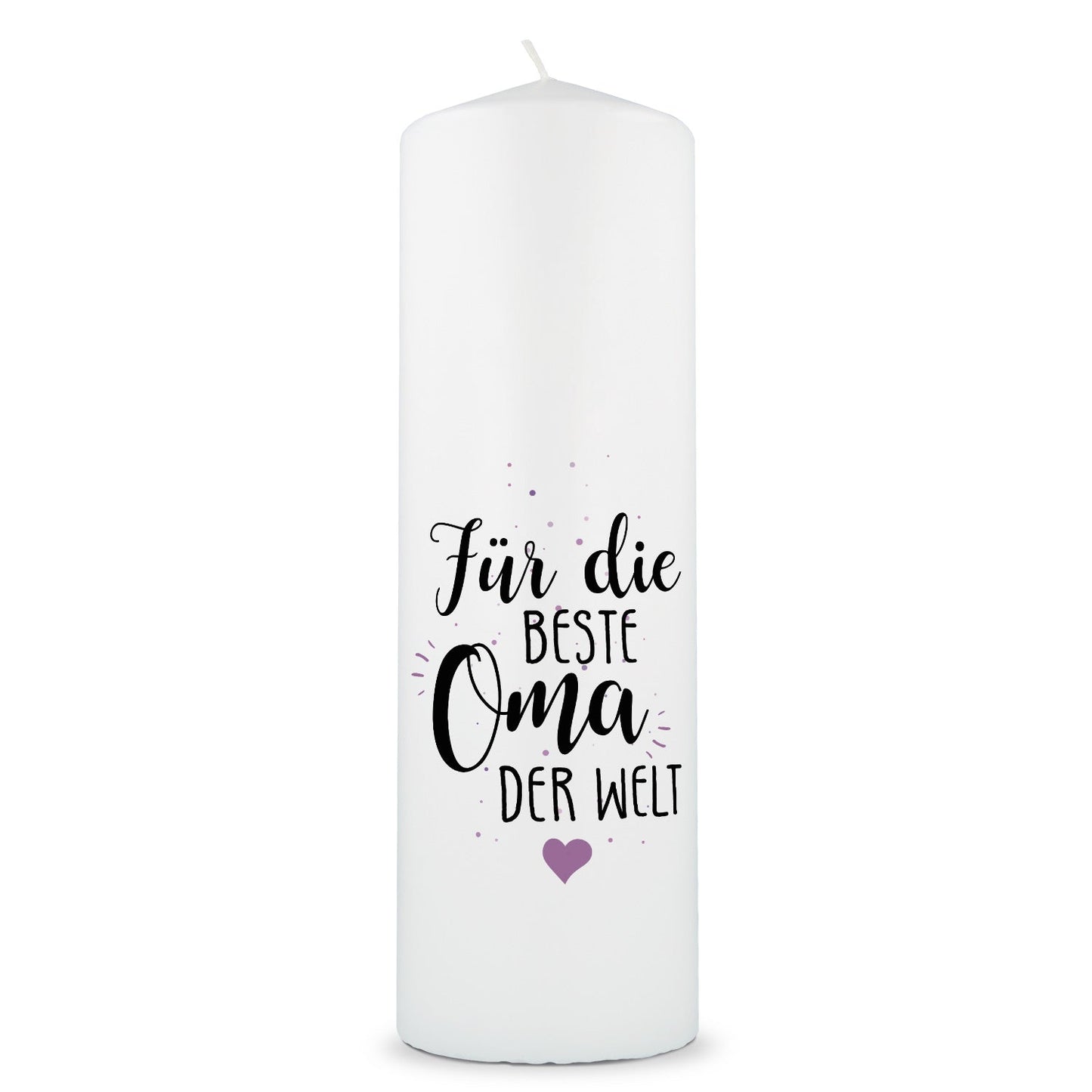 Cadeaukaars „Beste Oma / Bester Opa“ – 25 cm