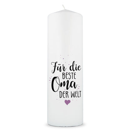Cadeaukaars „Beste Oma / Bester Opa“ – 25 cm