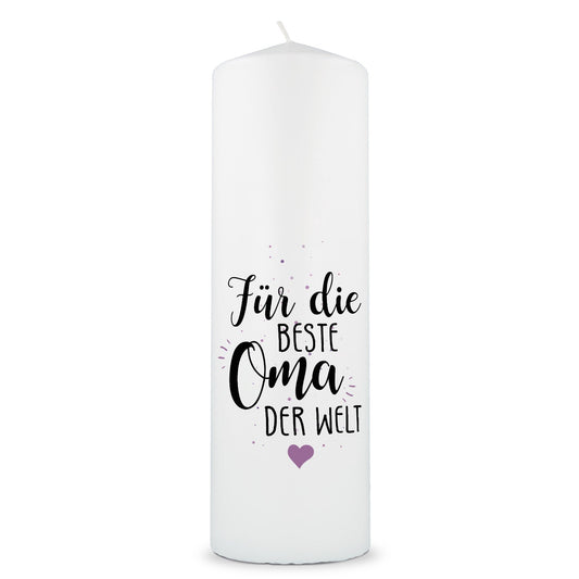 Cadeaukaars „Beste Oma / Bester Opa“ – 25 cm