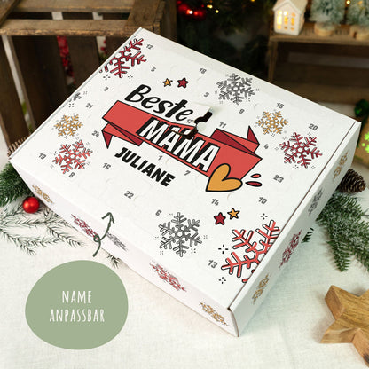 DIY-adventskalender „Beste mama/papa“ – om zelf te vullen