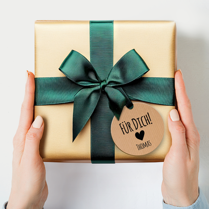 Personalisierter Holz-Geschenkanhänger Für dich mit Name