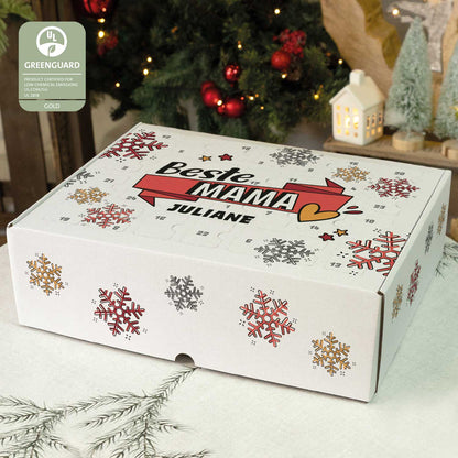 DIY-adventskalender „Beste mama/papa“ – om zelf te vullen