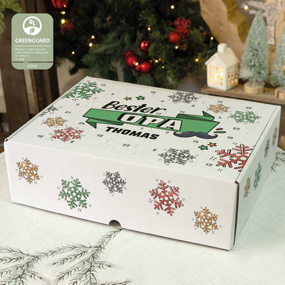 DIY-adventskalender „Beste mama/papa“ – om zelf te vullen