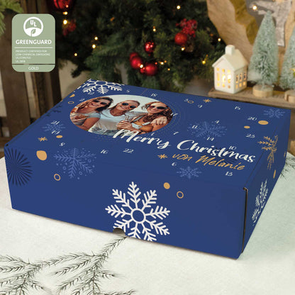 Foto-adventskalender met foto & naam – om zelf te vullen