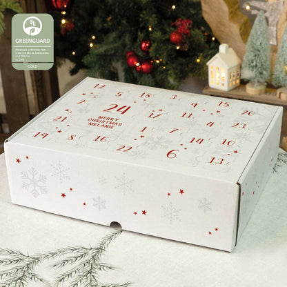 Gepersonaliseerde DIY-adventskalender „Cijfers“ – 4 kleuren