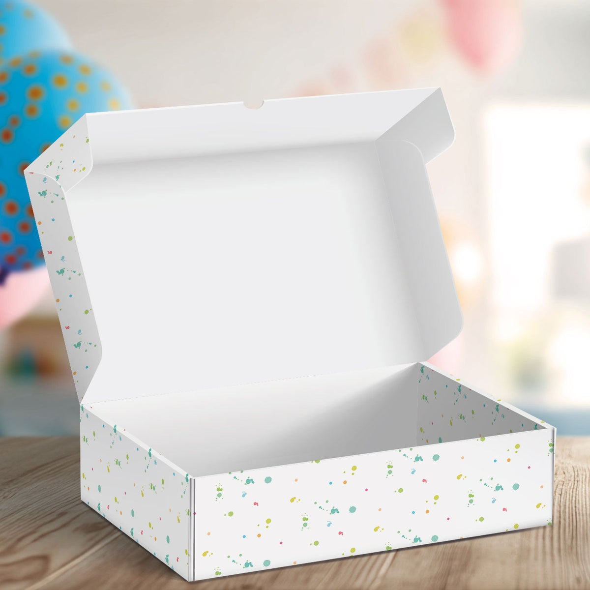 Cadeaudoos Color Splash – geopend