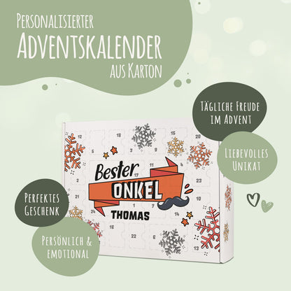 DIY-adventskalender „Beste mama/papa“ – om zelf te vullen
