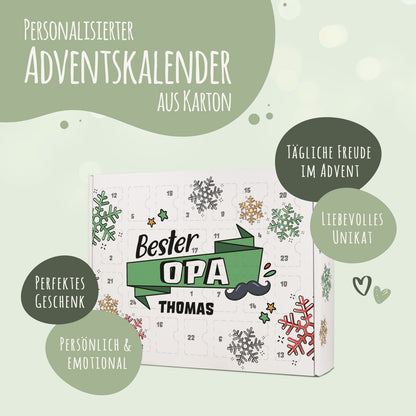 DIY-adventskalender „Beste mama/papa“ – om zelf te vullen