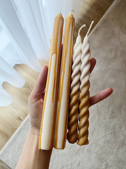 Caramel Drip Stabkerzen-Set – zusätzliche Produktansicht 1