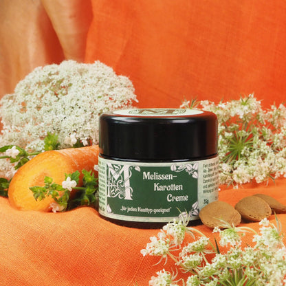 Melissen-Karotten Creme 35 ml – pflanzenbasierte Gesichtspflege