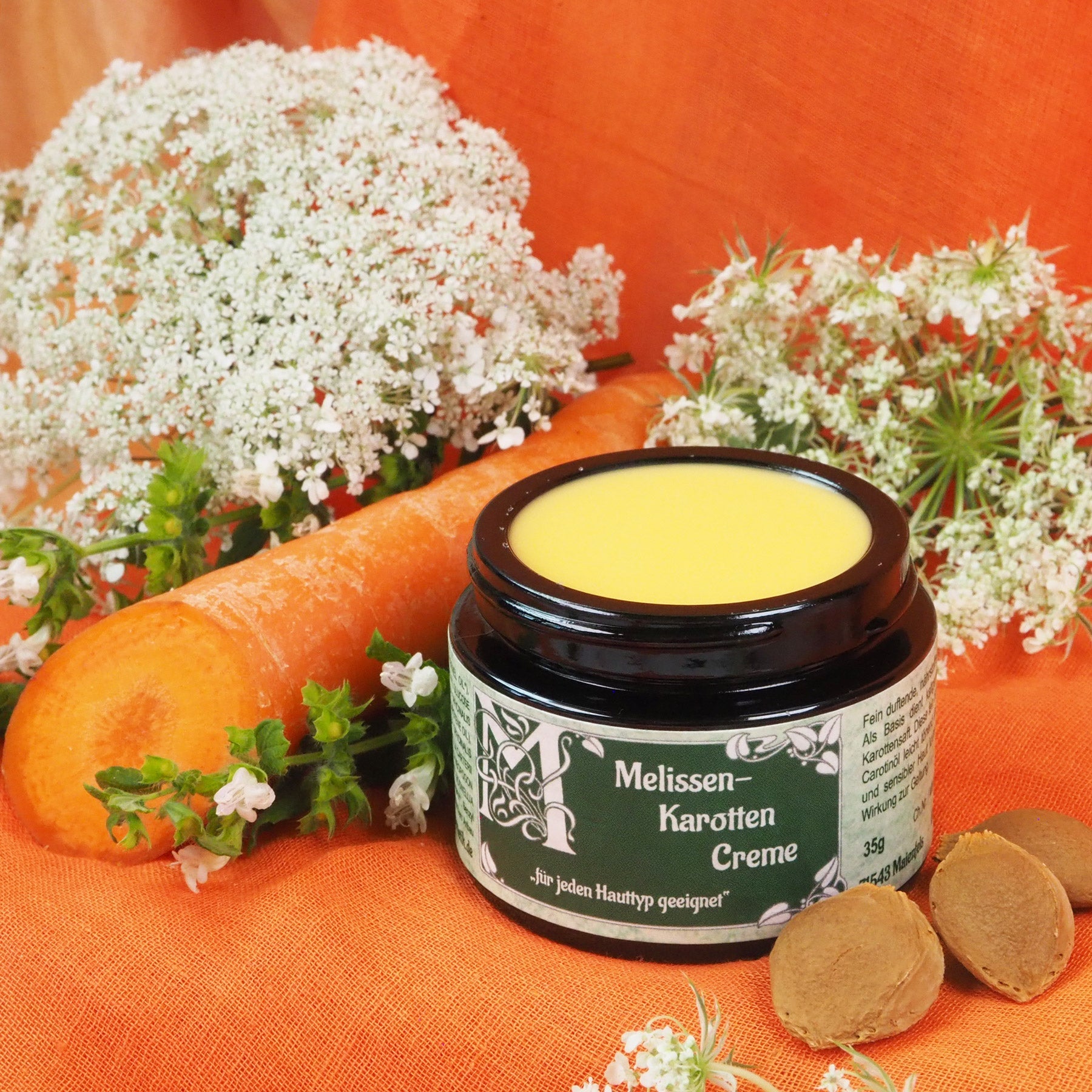Melissen-Karotten Creme – nährende Gesichtspflege